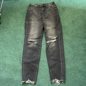 American Eagle women’s washed black curvy highest rise jegging size 6 regular